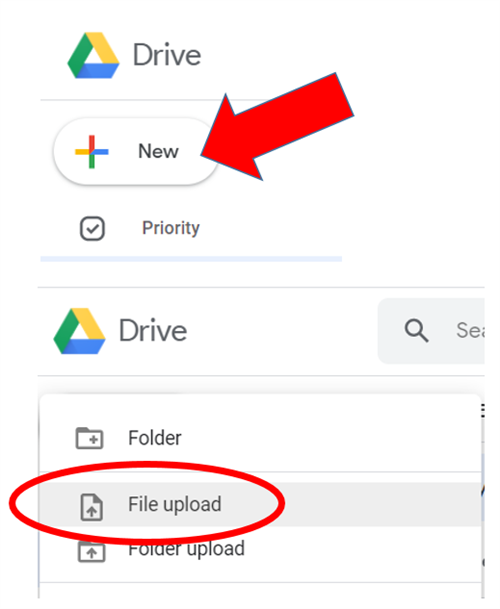 upload file 